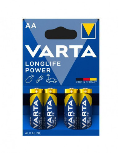 Pilhas Varta AA Alcalinas, 4... Pilhas Varta AA Alcalinas, 4...