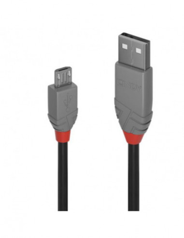 Cabo USB Lindy Tipo A para Micro-B...