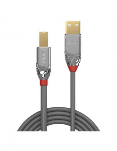 Cabo USB 2.0 A/B Lindy 36640, 0,5m,... Cabo USB 2.0 A/B Lindy 36640, 0,5m,...
