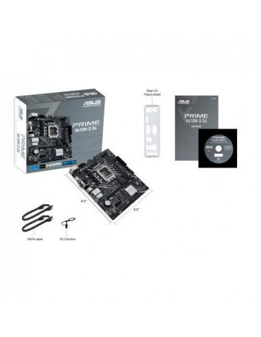 Placa-Mãe Asus Prime H610M-D D4 -...