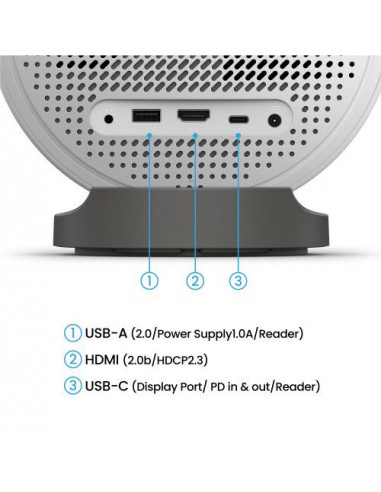 Projetor BenQ GV50: DLP, 500 lúmenes,... Projetor BenQ GV50: DLP, 500 lúmenes,...