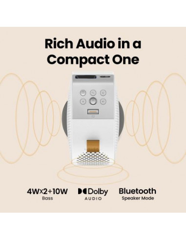 Projetor BenQ GV50: DLP, 500 lúmenes,... Projetor BenQ GV50: DLP, 500 lúmenes,...