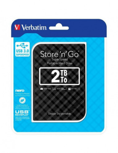 Disco Rígido Externo Verbatim Store N...