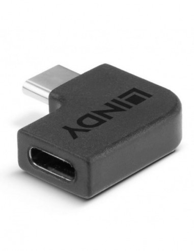 Adaptador USB-C Lindy 90º USB 3.2 Gen... Adaptador USB-C Lindy 90º USB 3.2 Gen...