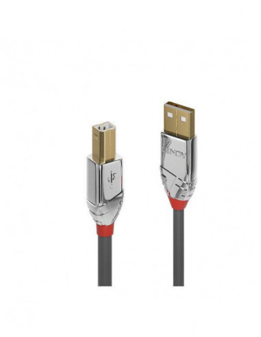 Cabo USB 2.0 Lindy A-B, 1m Cabo USB 2.0 Lindy A-B, 1m
