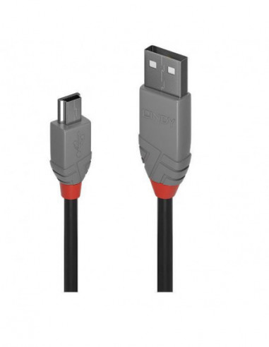 Cabo USB Lindy 2.0 Tipo A para Mini-B...