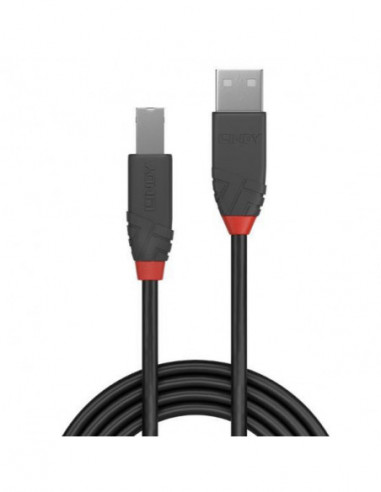 Cabo USB 2.0 Lindy Tipo A para B -...