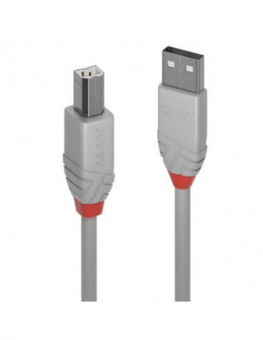 Cabo USB 2.0 Lindy Tipo A para B 5m -...