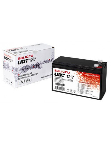 Bateria Salicru UBT 12/7: 12V, 7Ah, VRLA Bateria Salicru UBT 12/7: 12V, 7Ah, VRLA