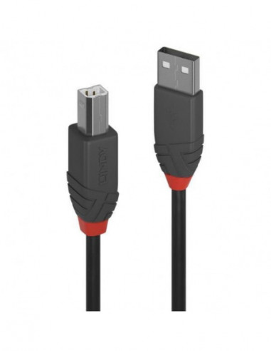 Cabo USB 2.0 Lindy, Preto, 1m Cabo USB 2.0 Lindy, Preto, 1m