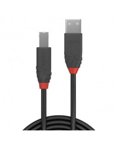 Cabo USB 2.0 Lindy, Preto, 1m Cabo USB 2.0 Lindy, Preto, 1m