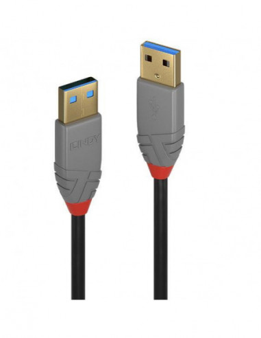 Cabo USB 3.2 Tipo A Lindy - 3m, 5Gbps