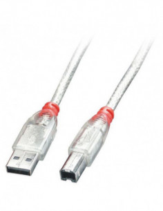 Cabo USB 2.0 Lindy A-B 3m -...