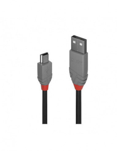 Cabo USB 2.0 Lindy Tipo A para Mini-B... Cabo USB 2.0 Lindy Tipo A para Mini-B...