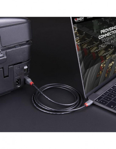 Cabo USB 3.2 Tipo C para B Lindy -... Cabo USB 3.2 Tipo C para B Lindy -...