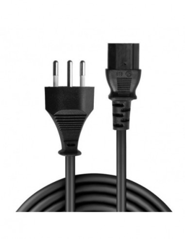 Cabo de Alimentação Lindy IEC Suíço,...