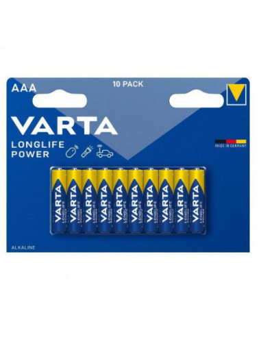 Pilhas Varta Alcalinas AAA - Pack 10 Pilhas Varta Alcalinas AAA - Pack 10