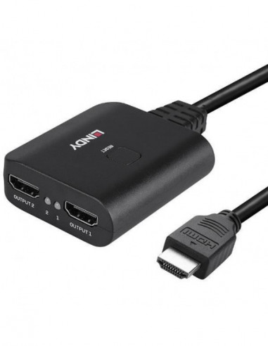 Acessório Lindy - Splitter HDMI 4K... Acessório Lindy - Splitter HDMI 4K...