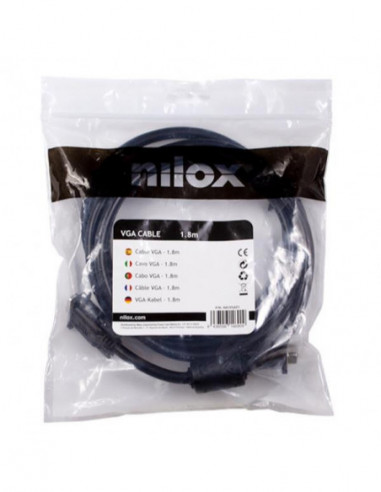 Cabo VGA NILOX 1,8m