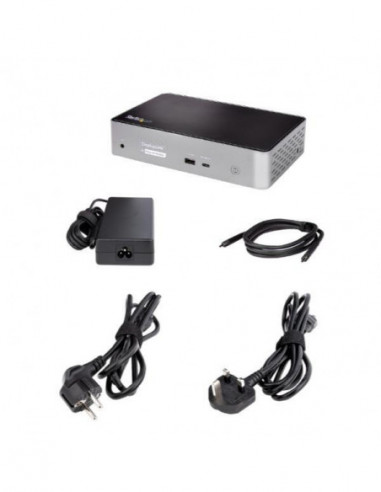 StarTech.com USB-C Dock, 4K 60Hz Quad...