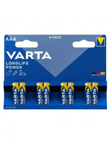 Pilhas VARTA AAA Alcalinas - Pack 8... Pilhas VARTA AAA Alcalinas - Pack 8...