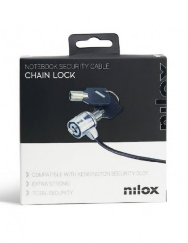 Cabo de Segurança Nilox NXSC001 -... Cabo de Segurança Nilox NXSC001 -...