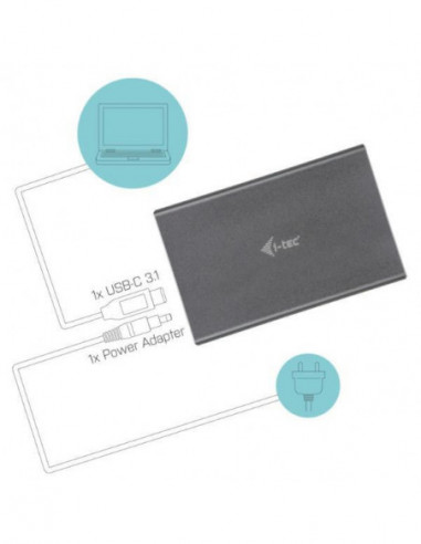 Caixa para Disco Rígido I-Tec, M.2...