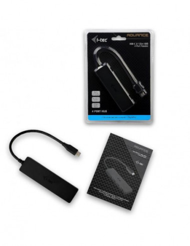 Hub USB I-Tec 4 Portas Tipo C C31HUB404 Hub USB I-Tec 4 Portas Tipo C C31HUB404