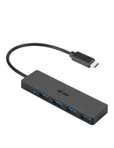 Hub USB I-Tec 4 Portas Tipo C C31HUB404 Hub USB I-Tec 4 Portas Tipo C C31HUB404