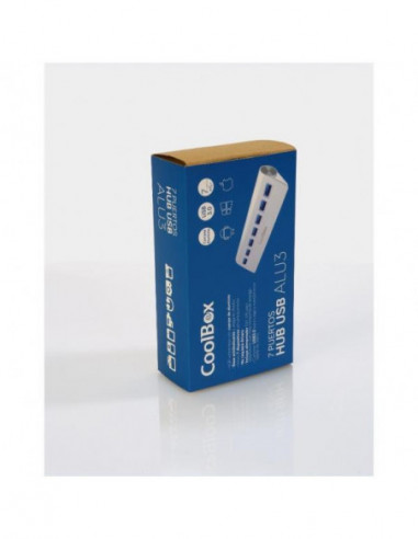 Hub USB Coolbox COO-HU7ALU3 - 7...