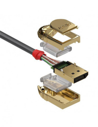 Cabo DisplayPort Lindy Gold Line 1.4, 2m