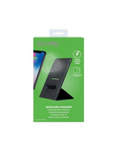 Carregador Celly Wireless Dobrável... Carregador Celly Wireless Dobrável...