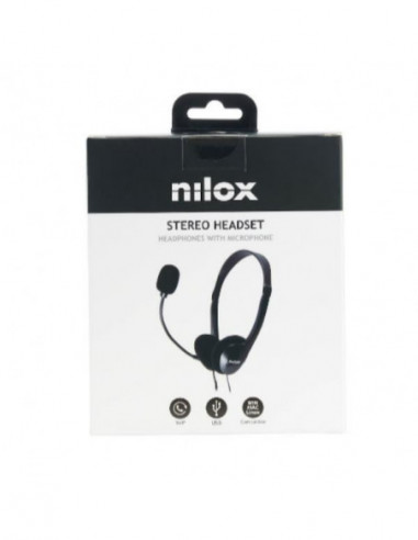 Auscultadores NILOX - USB com...