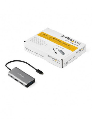 Hub USB StarTech com 4 Portas (3x... Hub USB StarTech com 4 Portas (3x...