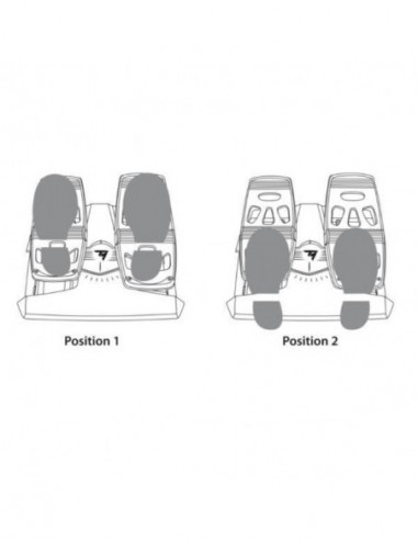 Pedais ThrustMaster T.Flight Rudder -... Pedais ThrustMaster T.Flight Rudder -...