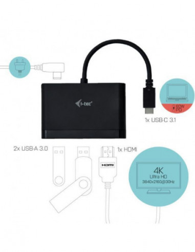 Adaptador I-Tec C31DTPDHDMI - USB-C...