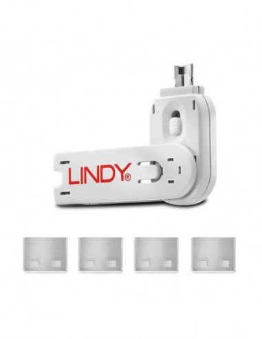 Cabo de Segurança Lindy com Chave... Cabo de Segurança Lindy com Chave...