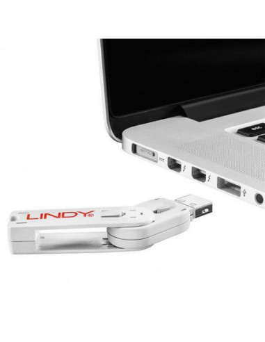 Cabo de Segurança Lindy com Chave... Cabo de Segurança Lindy com Chave...