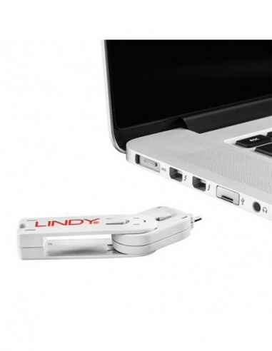 Cabo de Segurança Lindy com Chave... Cabo de Segurança Lindy com Chave...