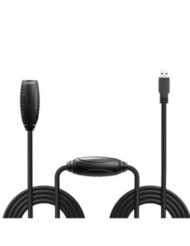 Extensão Ativa USB 3.0 Lindy 10m (43156)