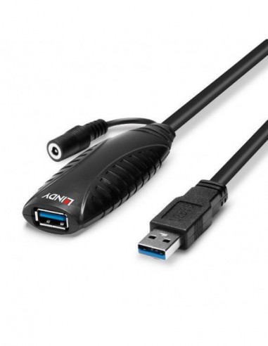 Extensão Ativa USB 3.0 Lindy 10m (43156)