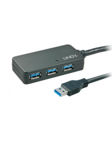 Cabo Lindy Extensor USB 3.0 Ativo 10m