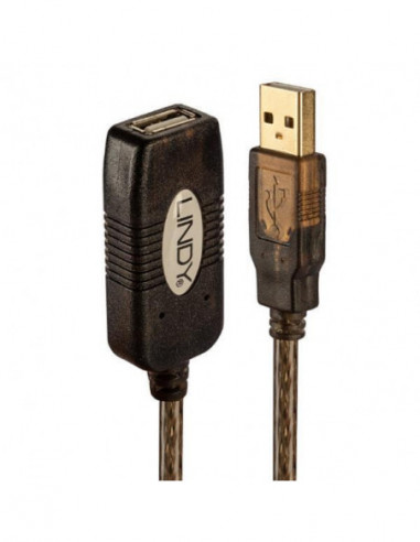 Extensão Ativa USB 2.0 Lindy, 20m,...