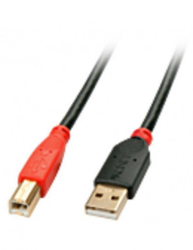 Cabo Lindy 42762 USB 2.0 A-B - 15cm,...