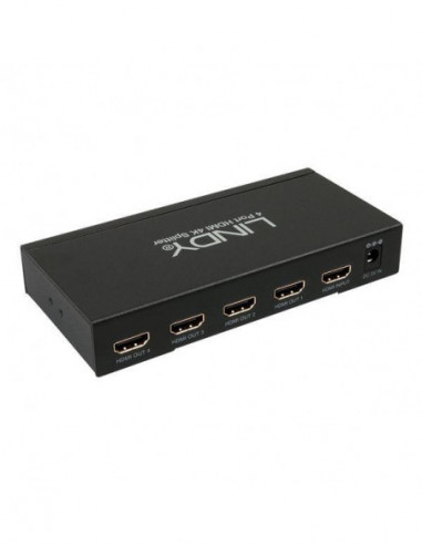 Splitter HDMI 4K Lindy 4 Portas 3D...
