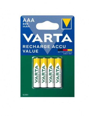Varta Rech.Accu Value Aaa 800mah Bli...