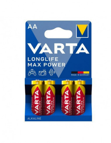 Pilhas Alcalinas VARTA AA (4 unidades)