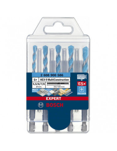 Bosch - Set Brocas Expert Hex-9...
