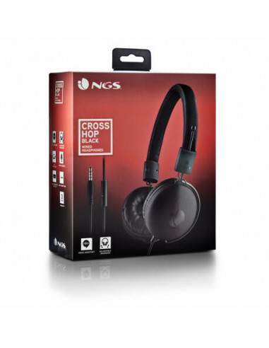 NGS - Auscultadores Crosshopblack