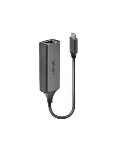 Hub Lindy USB-C para Gigabit Ethernet Hub Lindy USB-C para Gigabit Ethernet